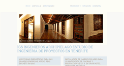 Desktop Screenshot of igsingenieros.com