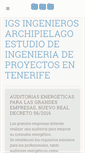 Mobile Screenshot of igsingenieros.com